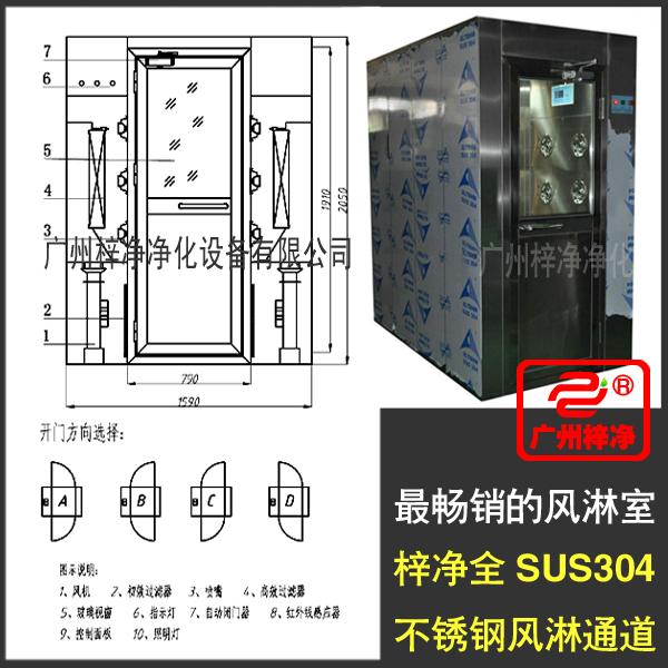 1590風淋通道方案圖增加了風淋通道圖片